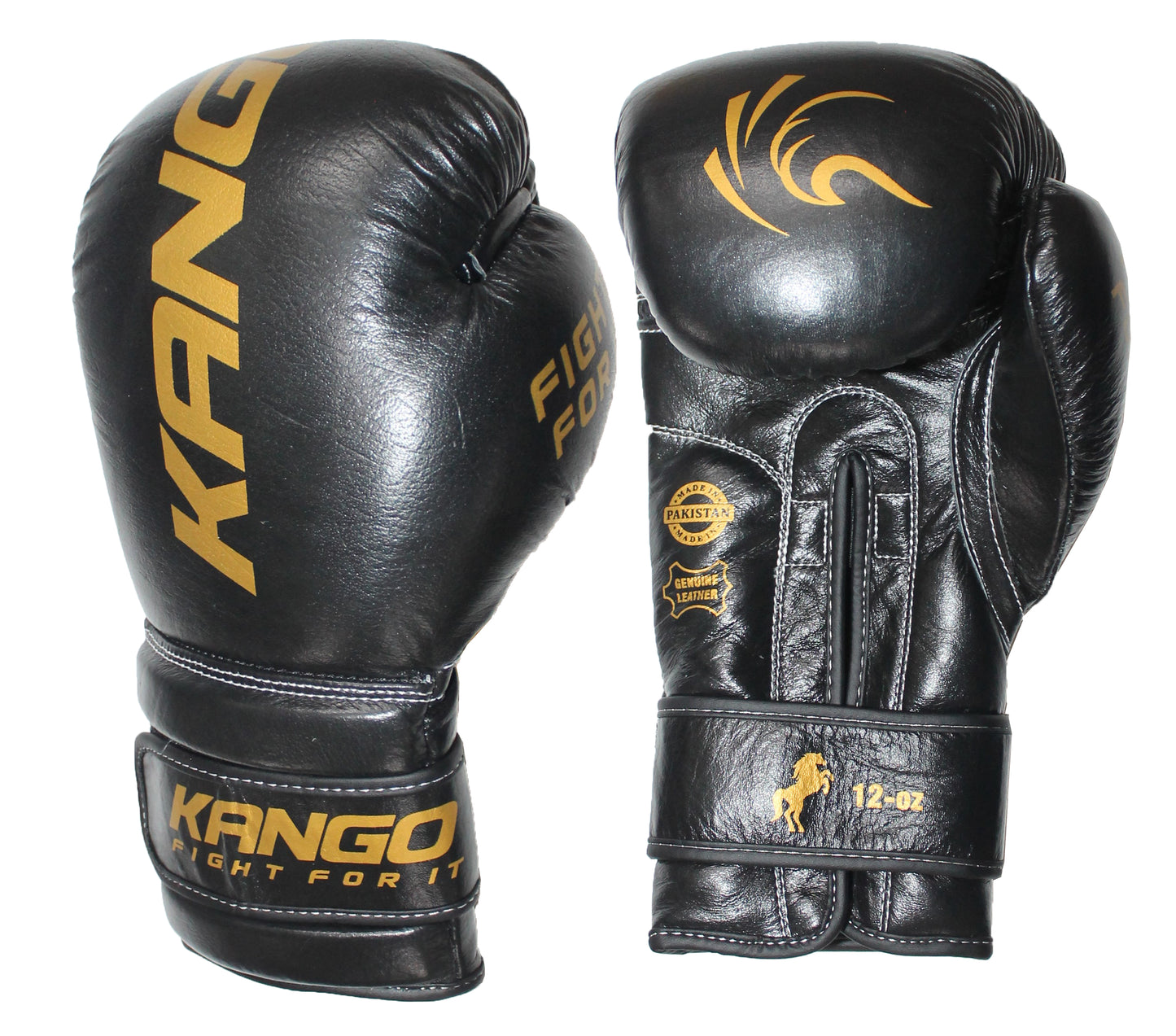 Leather Boxing Gloves With Strap