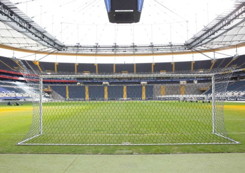 Full Size Box Style Football Goal Nets - Hexagonal Mesh - 3.5mm Diameter