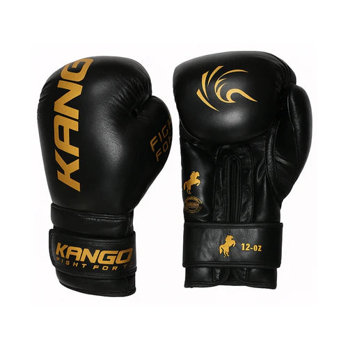 Leather Boxing Gloves With Strap