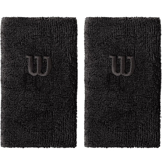 Extra Wide W Wristband Bk/Bk Osfa